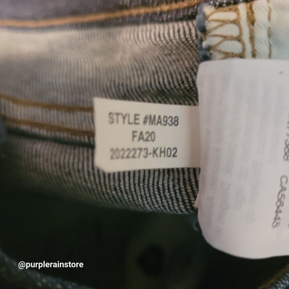 Madewell Jeans 30 Skinny 9" Mid Rise Woodland Wash MA983 Tummy Control Stretch - Picture 7 of 13